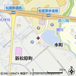 熊本県宇土市新松原町46周辺の地図