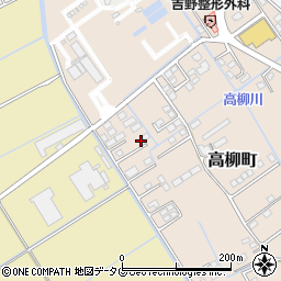 熊本県宇土市高柳町135-13周辺の地図