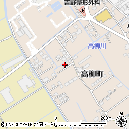 熊本県宇土市高柳町78周辺の地図