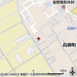 熊本県宇土市高柳町136周辺の地図