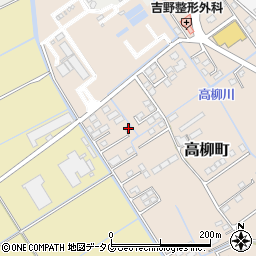 熊本県宇土市高柳町135-14周辺の地図