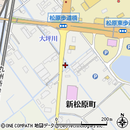 熊本県宇土市新松原町125周辺の地図