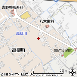 熊本県宇土市高柳町43周辺の地図