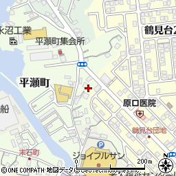 長崎県長崎市平瀬町90周辺の地図