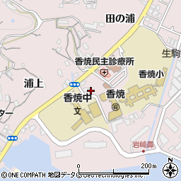 長崎県長崎市香焼町浦上504周辺の地図