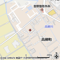 熊本県宇土市高柳町193-5周辺の地図