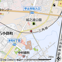 熊本県宇土市城之浦町320周辺の地図
