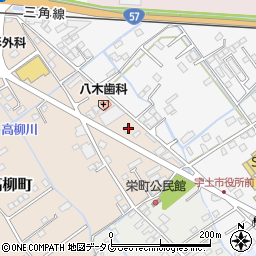 熊本県宇土市高柳町20周辺の地図