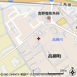 熊本県宇土市高柳町196-8周辺の地図