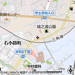 熊本県宇土市城之浦町199周辺の地図