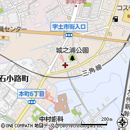 熊本県宇土市城之浦町191周辺の地図