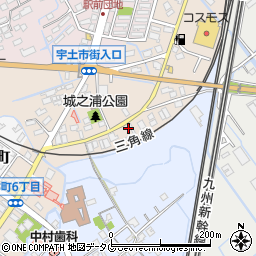 熊本県宇土市城之浦町342周辺の地図