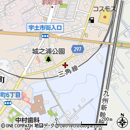 熊本県宇土市城之浦町342周辺の地図