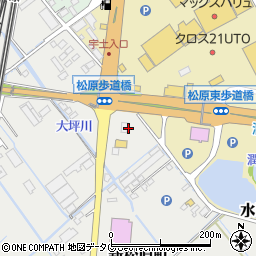 ローソン宇土新松原町店周辺の地図