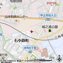 熊本県宇土市城之浦町291周辺の地図