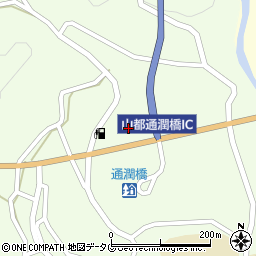 熊本県上益城郡山都町城平603周辺の地図