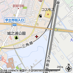 熊本県宇土市城之浦町355周辺の地図