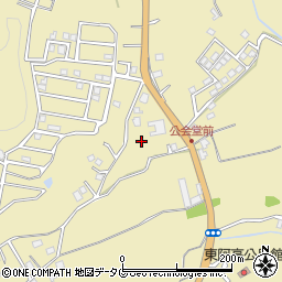 熊本県熊本市南区城南町東阿高1272-1周辺の地図