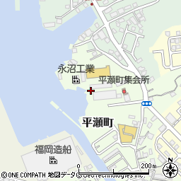 長崎県長崎市平瀬町周辺の地図
