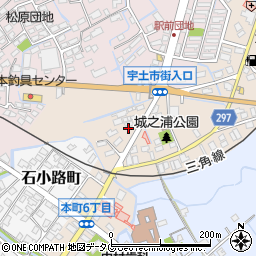 熊本県宇土市城之浦町253周辺の地図