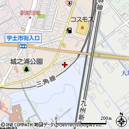 熊本県宇土市城之浦町357周辺の地図