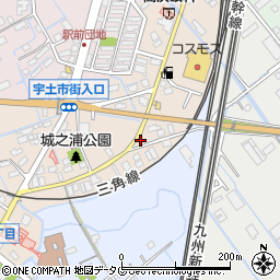 熊本県宇土市城之浦町148周辺の地図