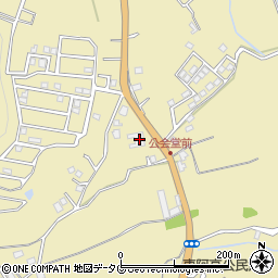 熊本県熊本市南区城南町東阿高1276-7周辺の地図