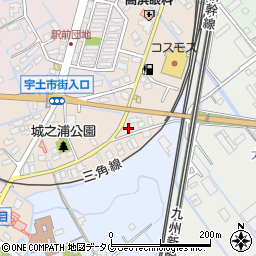 熊本県宇土市城之浦町145周辺の地図