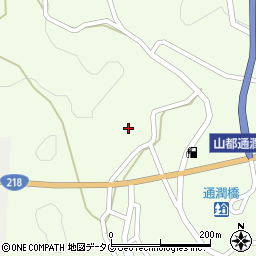 熊本県上益城郡山都町城平348周辺の地図