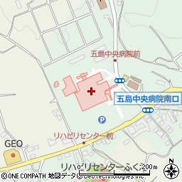長崎県五島中央病院（長崎県病院企業団）周辺の地図