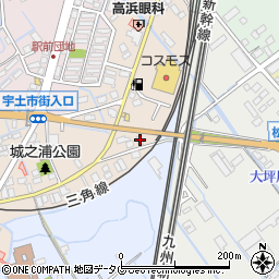 熊本県宇土市城之浦町125周辺の地図