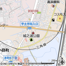 メモリアル宇城斎場周辺の地図