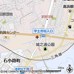 熊本県宇土市城之浦町247周辺の地図