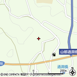 熊本県上益城郡山都町城平355周辺の地図