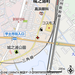 熊本県宇土市城之浦町138周辺の地図