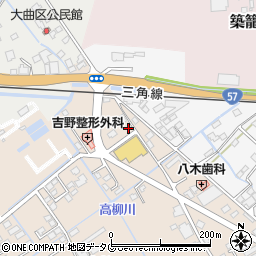 熊本県宇土市高柳町214周辺の地図