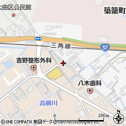 熊本県宇土市高柳町243周辺の地図