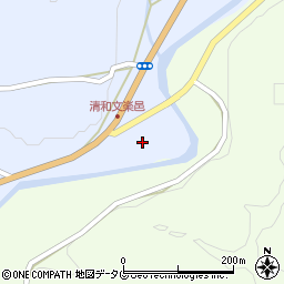 「道の駅」清和文楽邑公衆トイレ周辺の地図