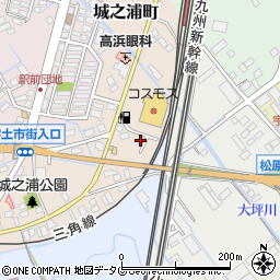 熊本県宇土市城之浦町101周辺の地図