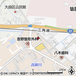 熊本県宇土市高柳町216周辺の地図