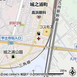 熊本県宇土市城之浦町120周辺の地図