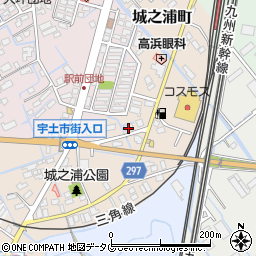 熊本県宇土市城之浦町131周辺の地図