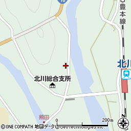 北川漁業協同組合周辺の地図