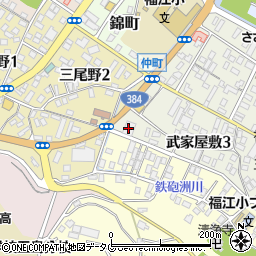 十八親和銀行福江支店周辺の地図
