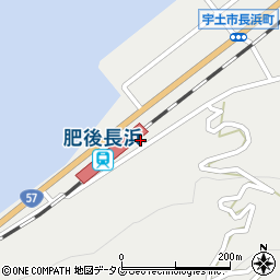 熊本県宇土市長浜町540周辺の地図