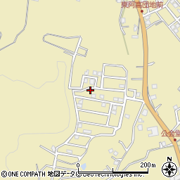 熊本県熊本市南区城南町東阿高1327周辺の地図