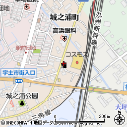 ＥＮＥＯＳ宇土駅前ＳＳ周辺の地図