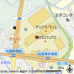 オフハウス　宇土店周辺の地図