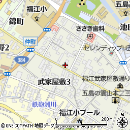 長崎森林管理署福江森林事務所周辺の地図