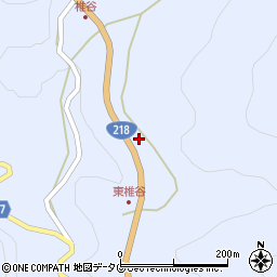 高千穂警察署　高松駐在所周辺の地図